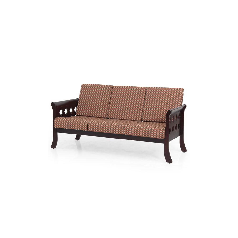 Liatris Solid Wood Three Seater Sofa By Furniture Magik