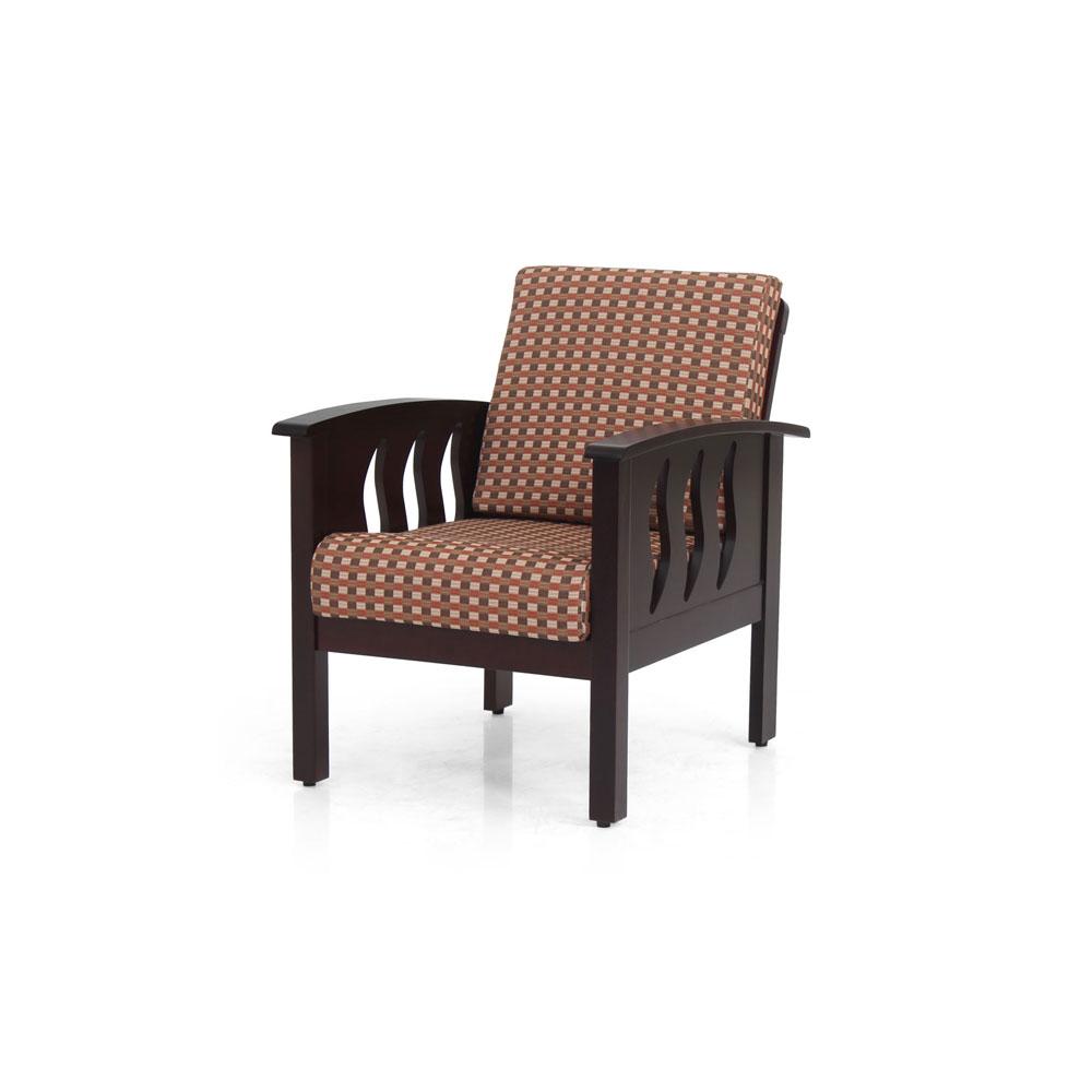 Limonium Solid Wood Single Seater Sofa By Furniture Magik