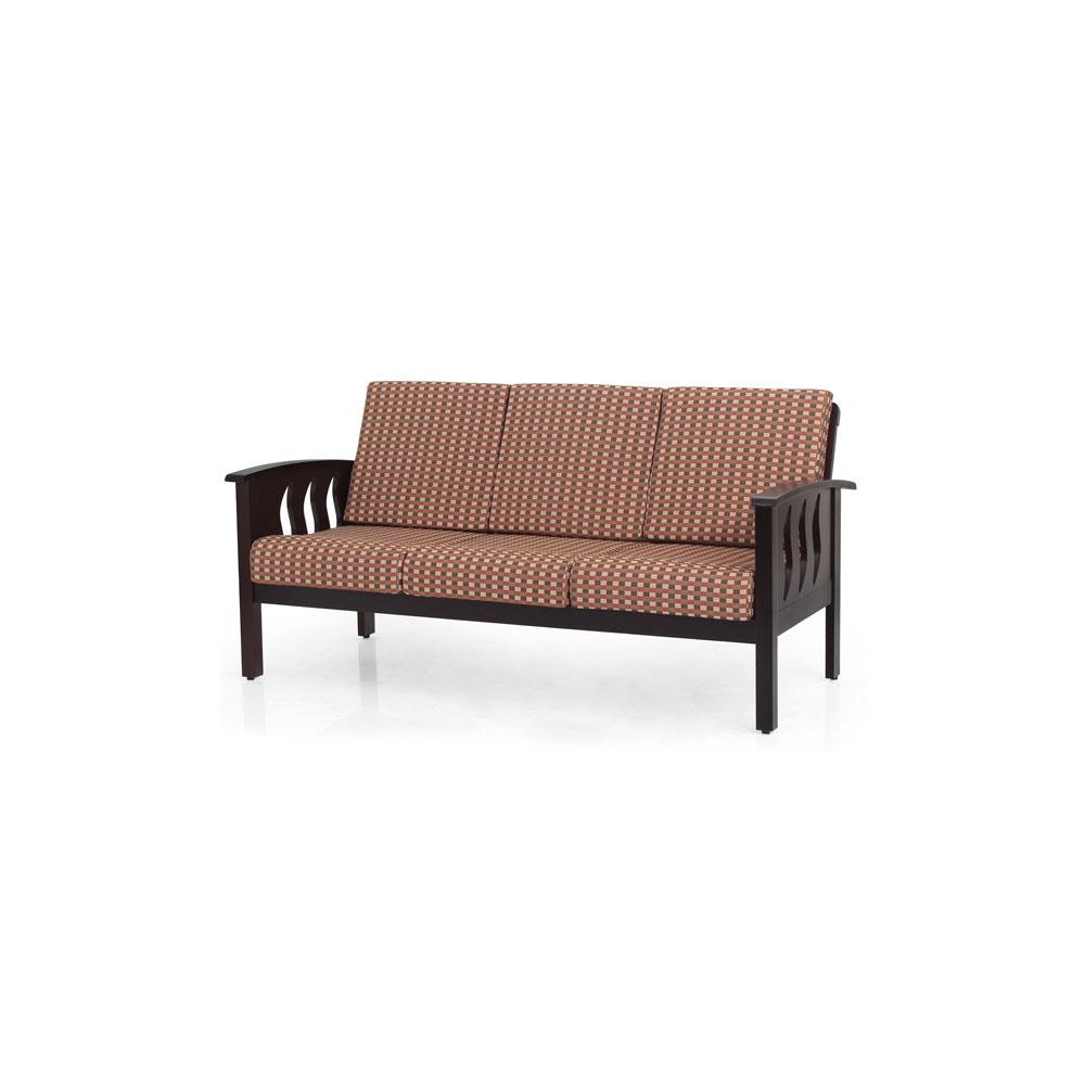 Limonium Solid Wood Three Seater Sofa By Furniture Magik