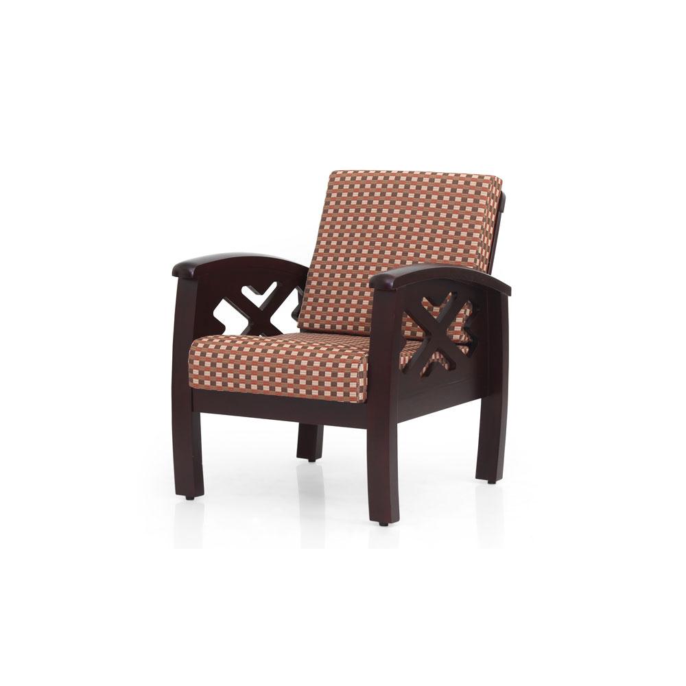 Marigold Solid Wood Single Seater Sofa By Furniture Magik