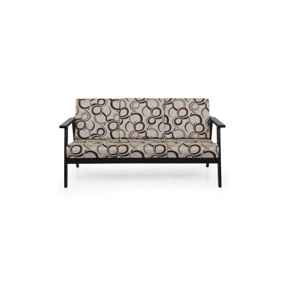 Pothos Solid Wood Three Seater Sofa By Furniture Magik