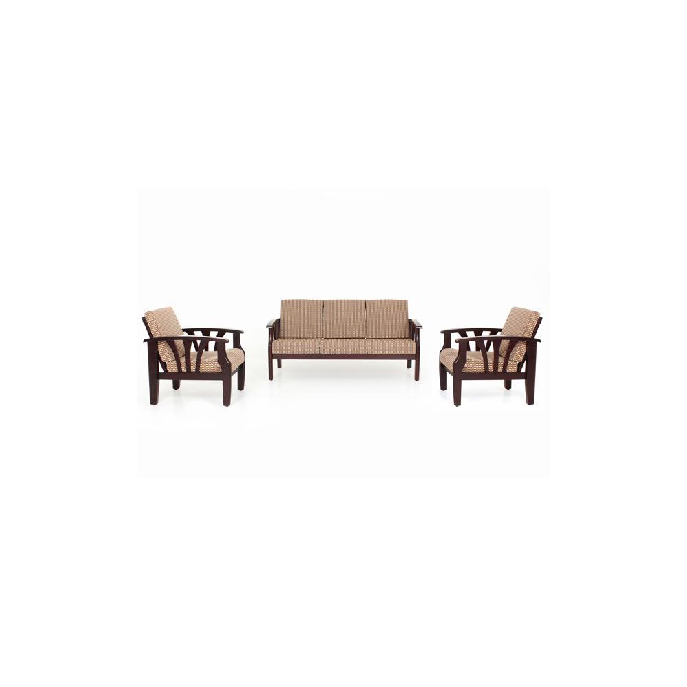 Solidago Solid Wood Sofa Set By Furniture Magik