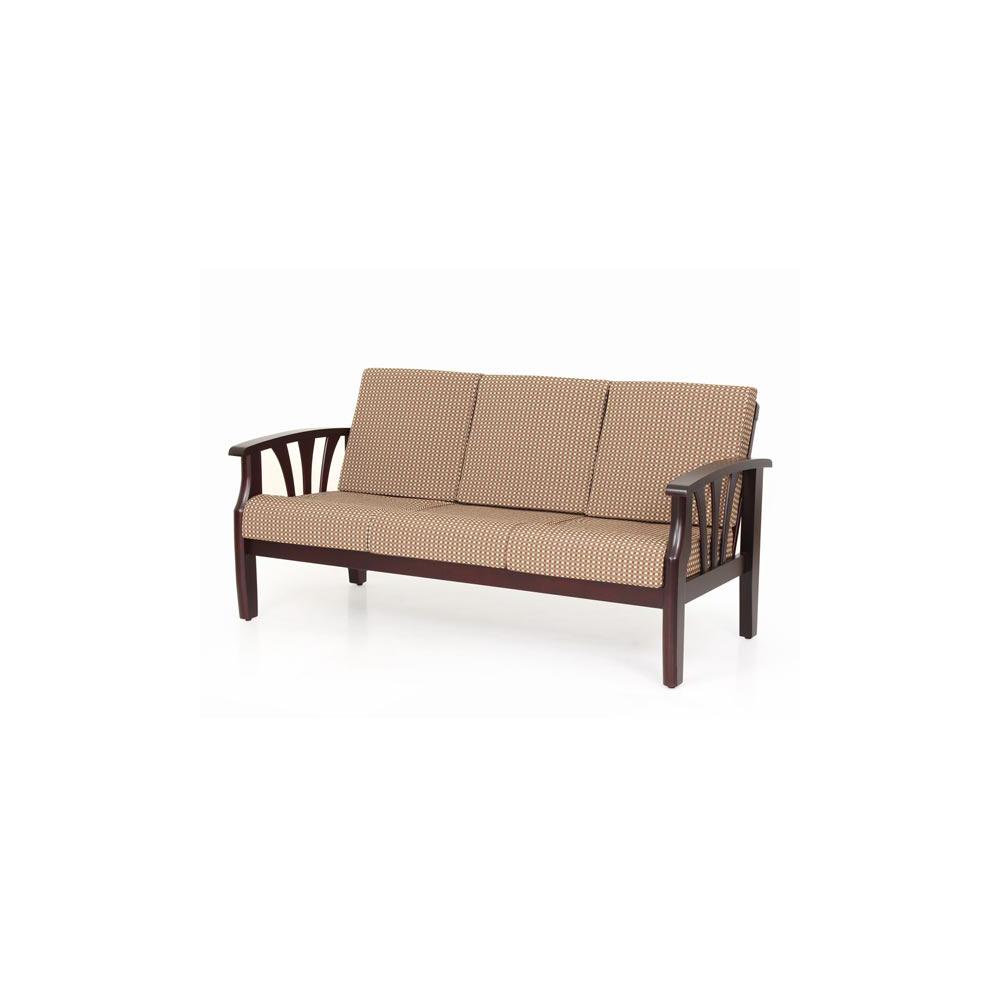Solidago Solid Wood Three Seater Sofa By Furniture Magik