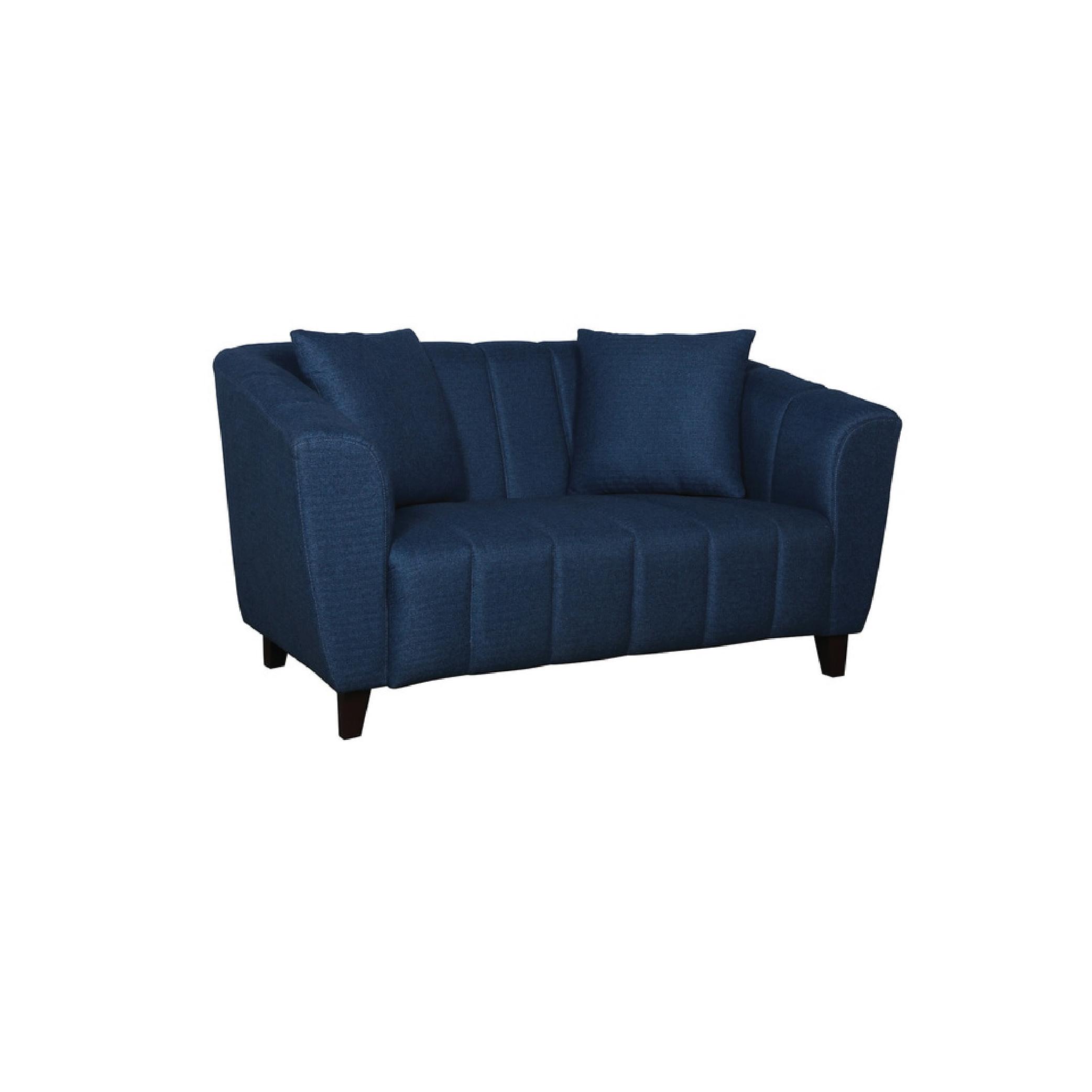 Bobbio Two Seater Sofa in Blue Colour