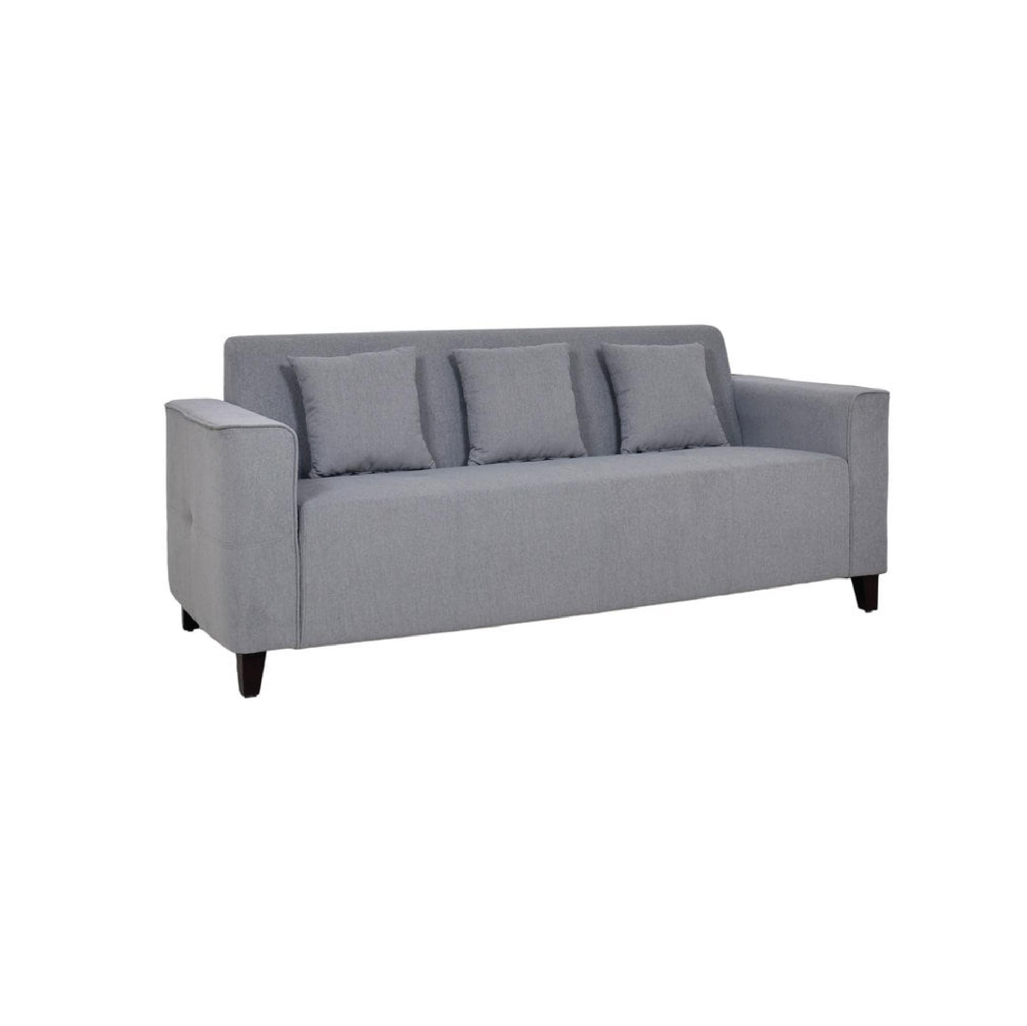Faenza Three Seater Sofa in Ash Grey Colour