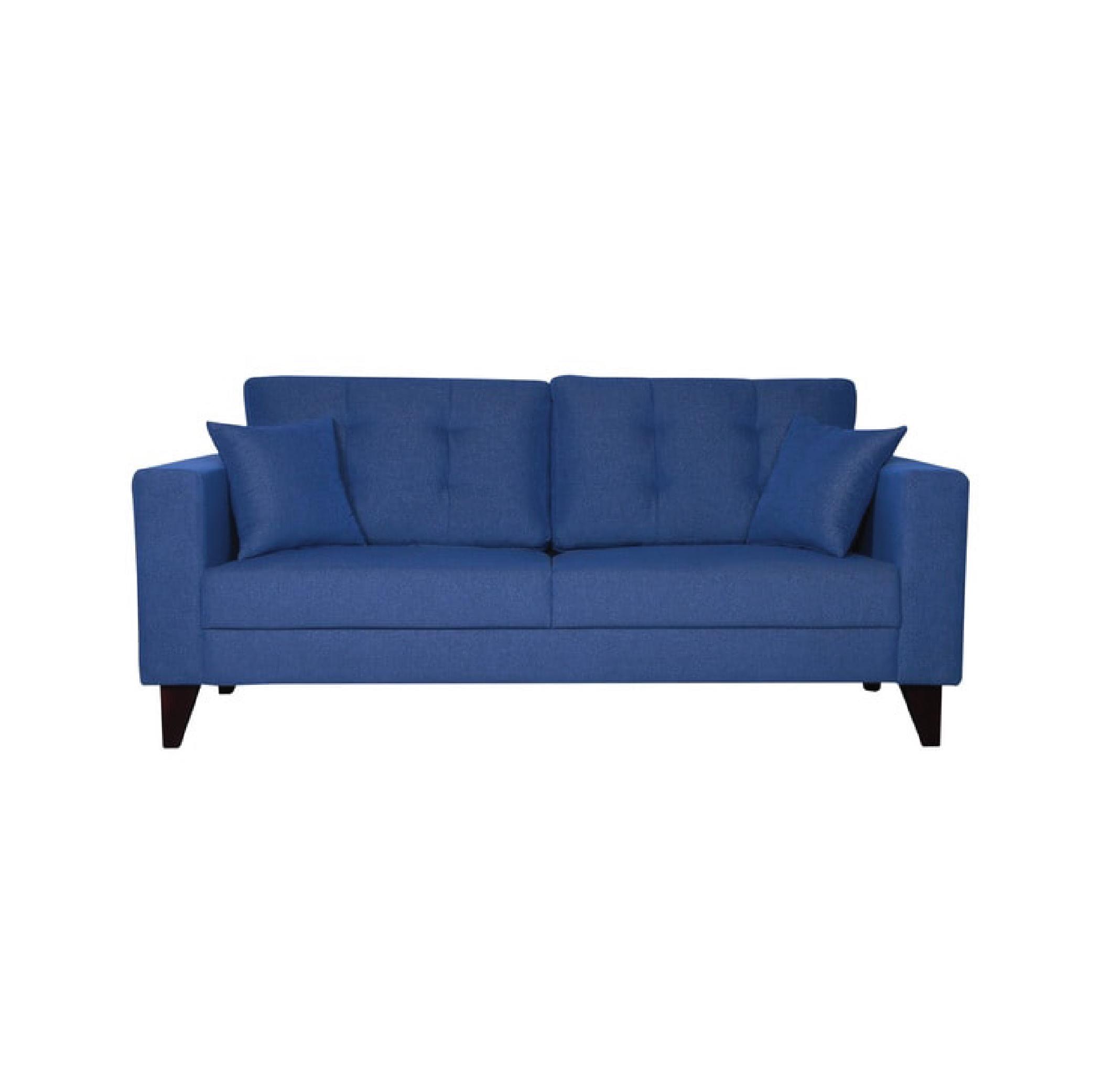 Inferio Three Seater Sofa in Denim Blue Colour