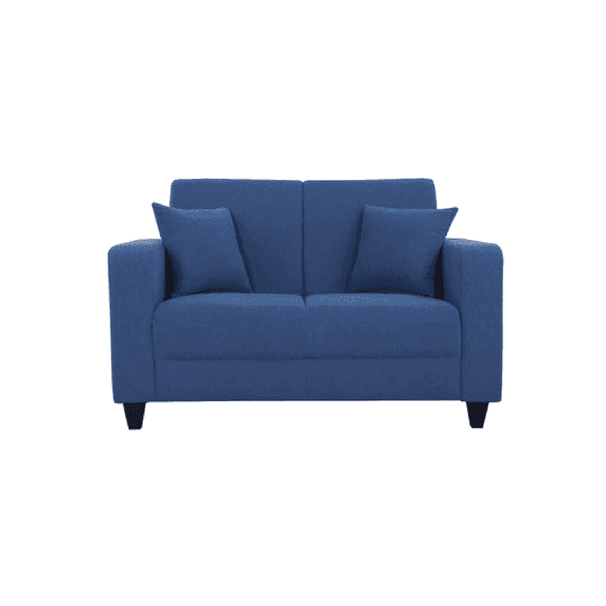 Naples Two Seater Sofa in Denim Blue Colour