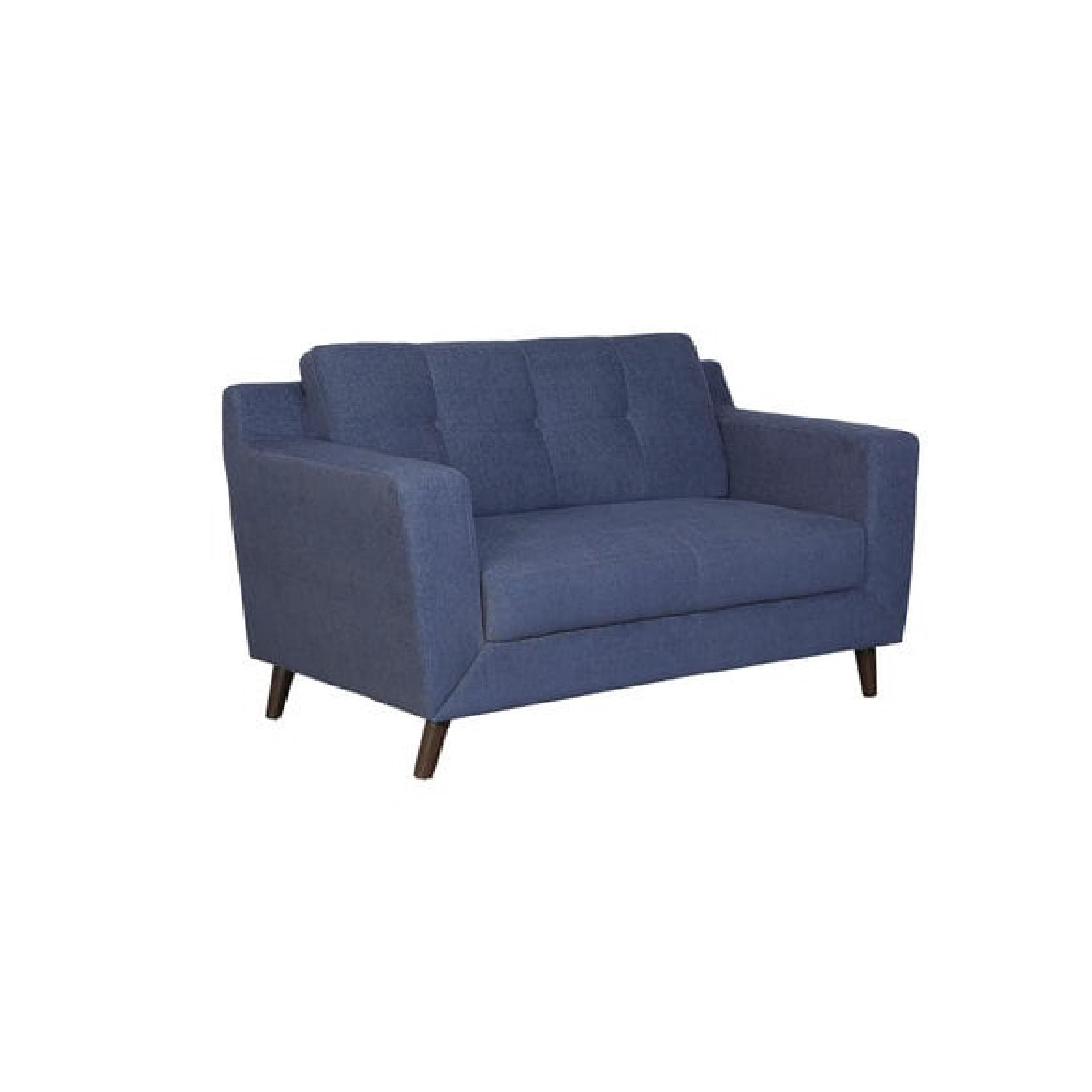 Nocera Two Seater Sofa in Navy Blue Colour