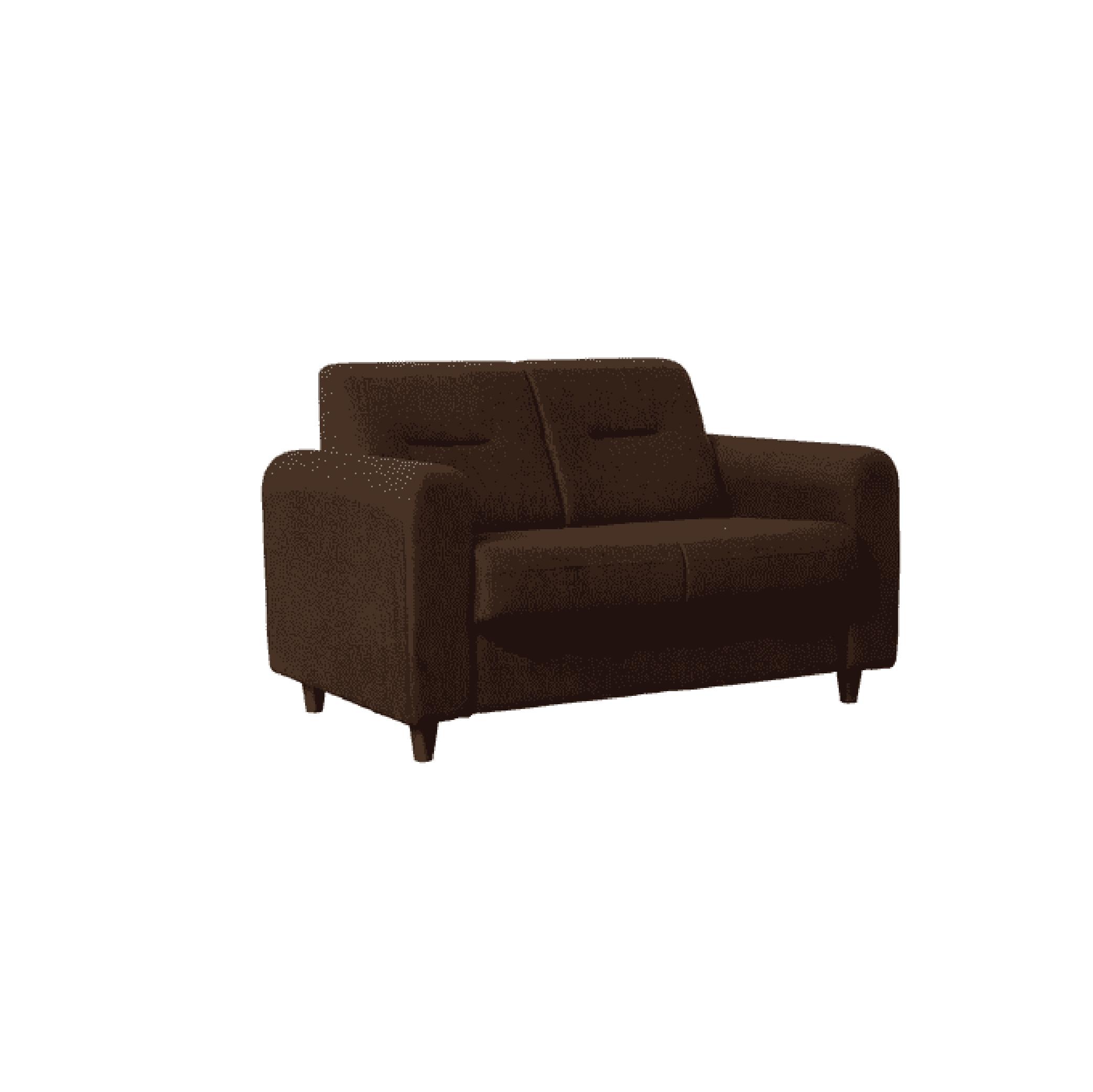 Nola Two Seater Sofa in Chestnut Brown Colour