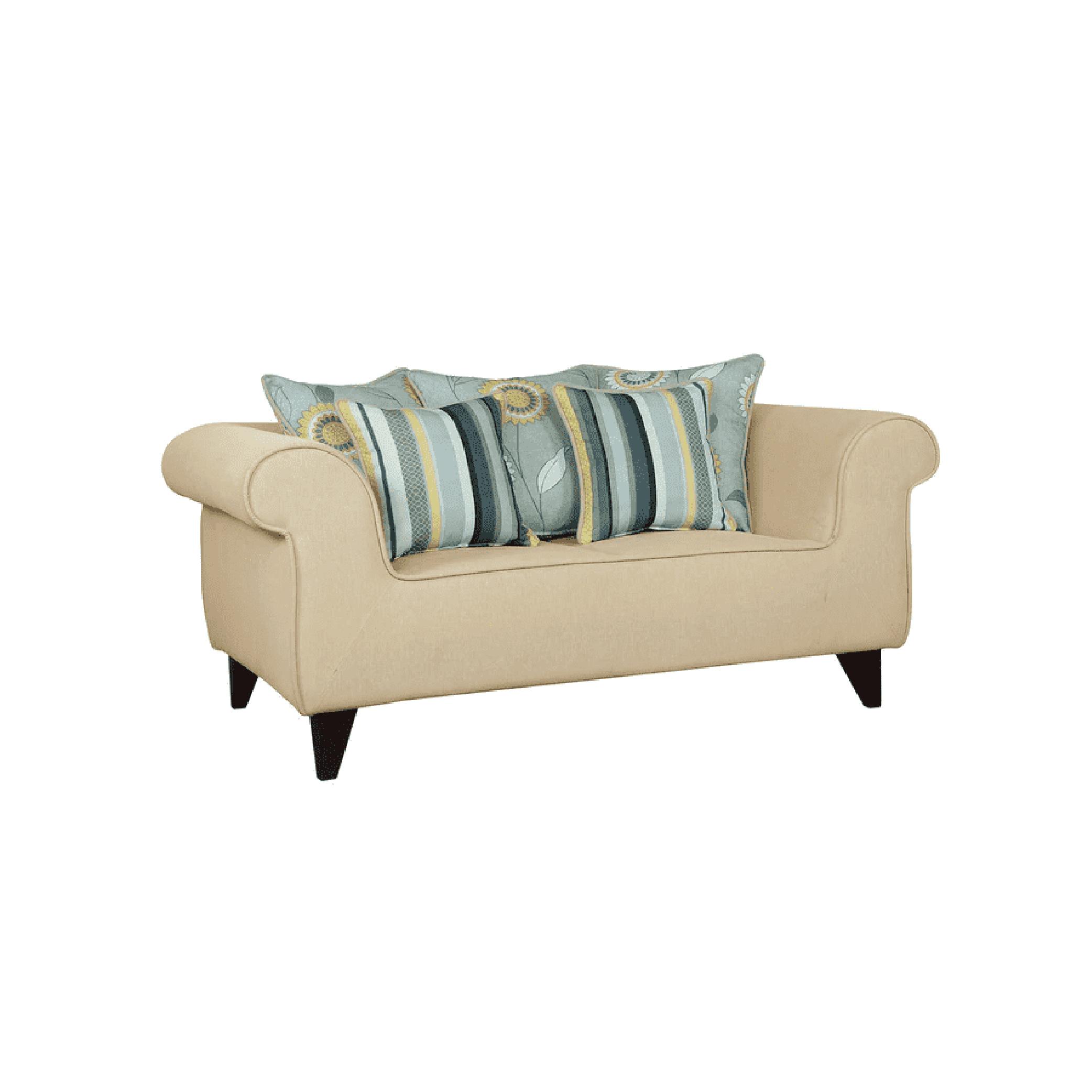 Salerno Two Seater Sofa in Beige Colour