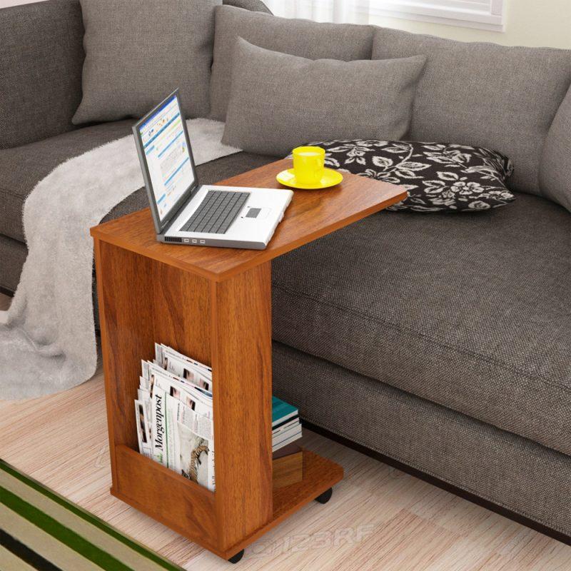 Frinto Engineered Wood Portable Laptop Table