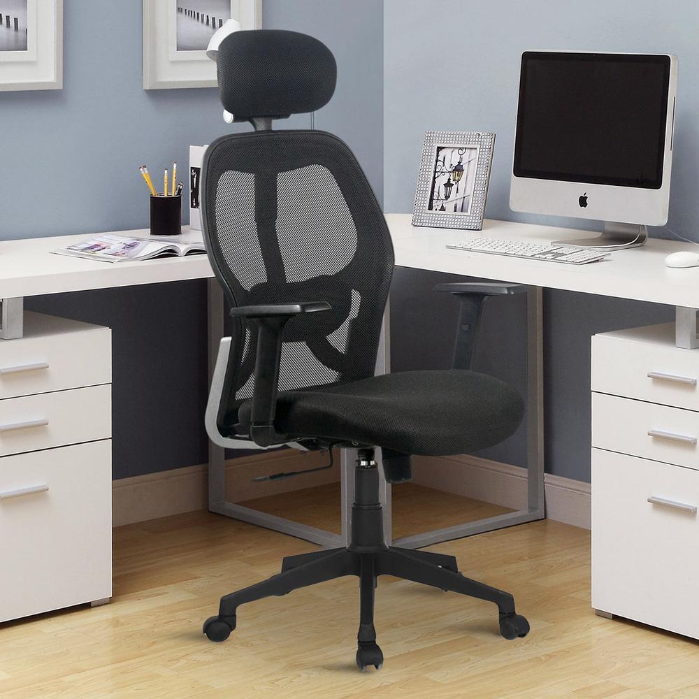 Supreme High Back Ergonomic Chair in Black Colour