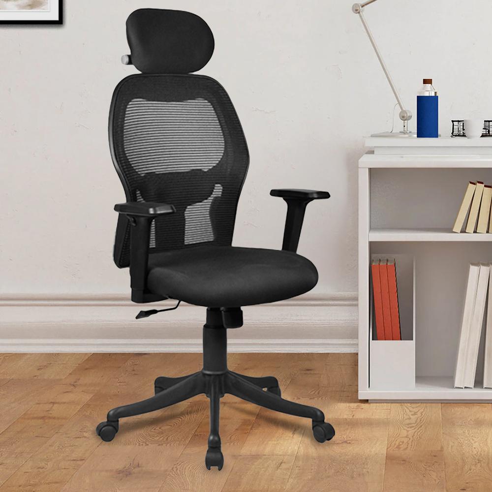 Victory High Back Ergonomic Chairs In Black Colour