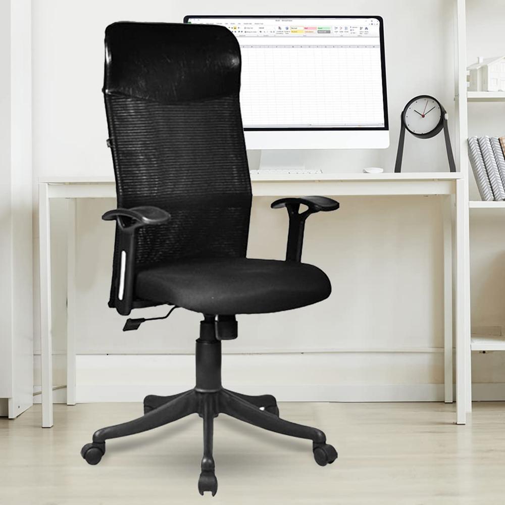 Sunny High Back Ergonomic Chairs In Black Colour