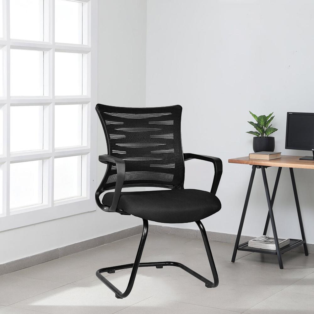 Paradise Visitor Chair In Black Colour