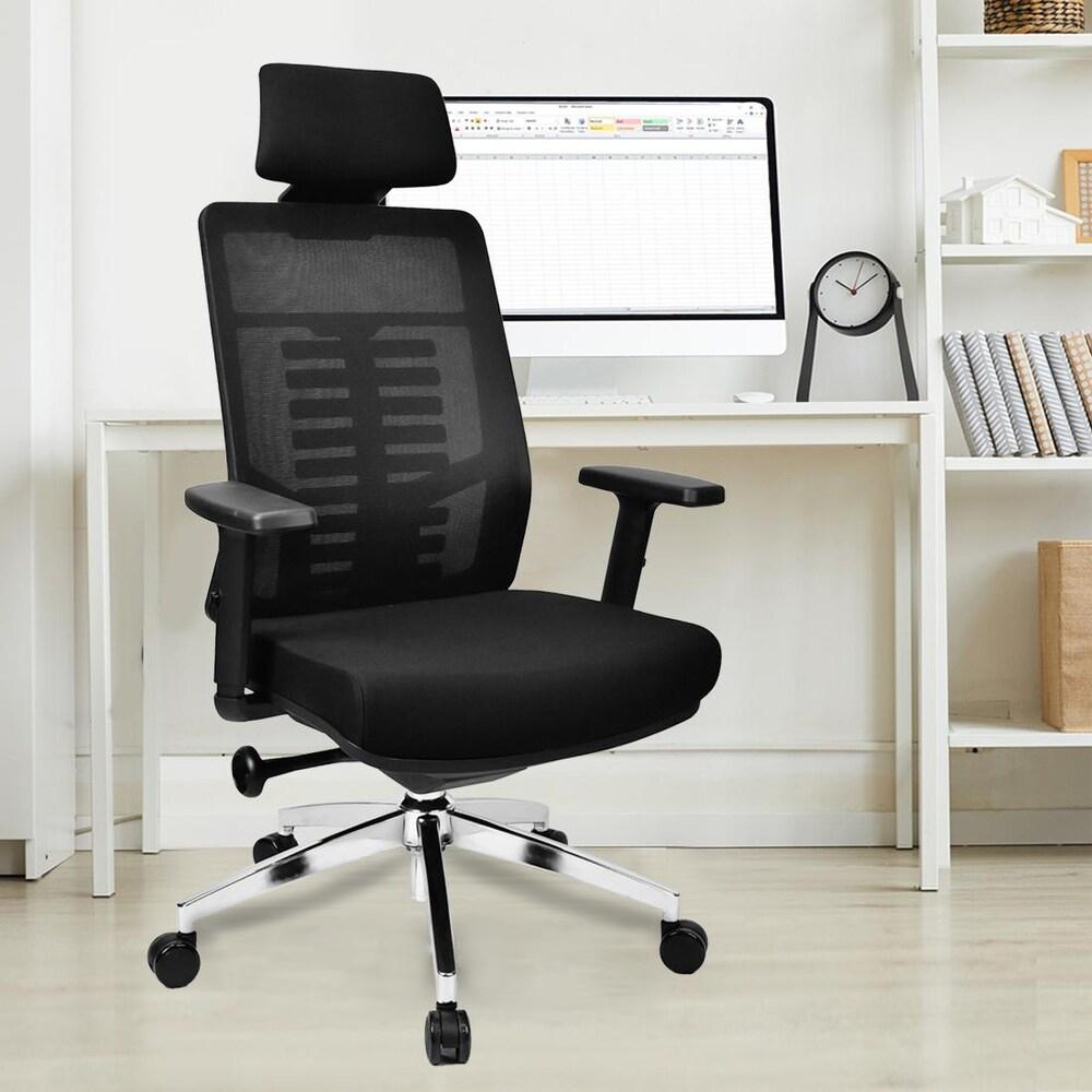 Claire High Back Ergonomic Chair in Black Colour