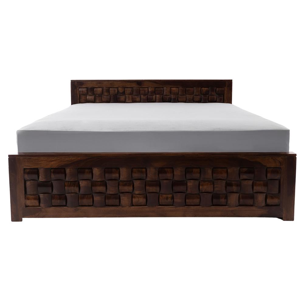 Imani King Size Sheesham Wood Bed Without Storage