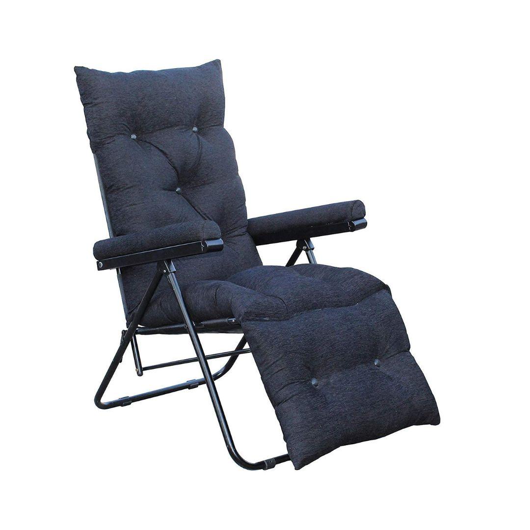 kias Foldable  Reclining Chair in Grey Colour