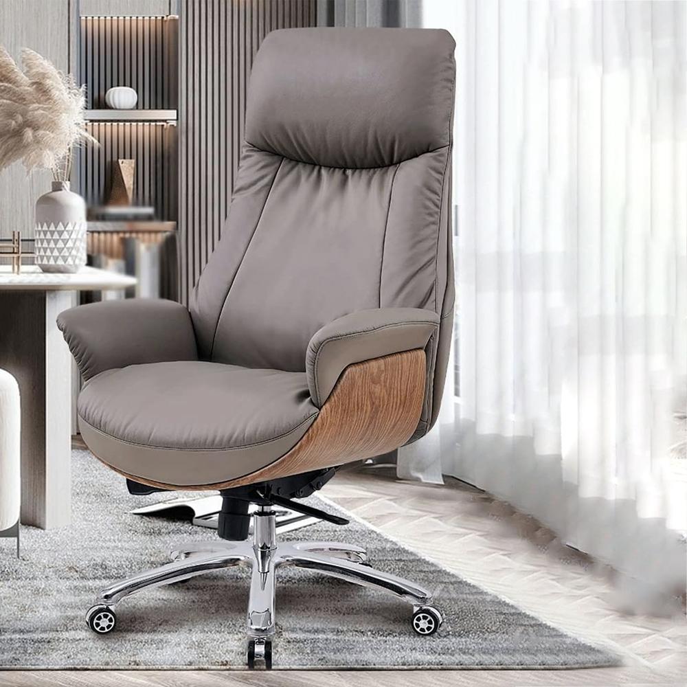Raven High Back Ergonomic Chair in Brown Colour
