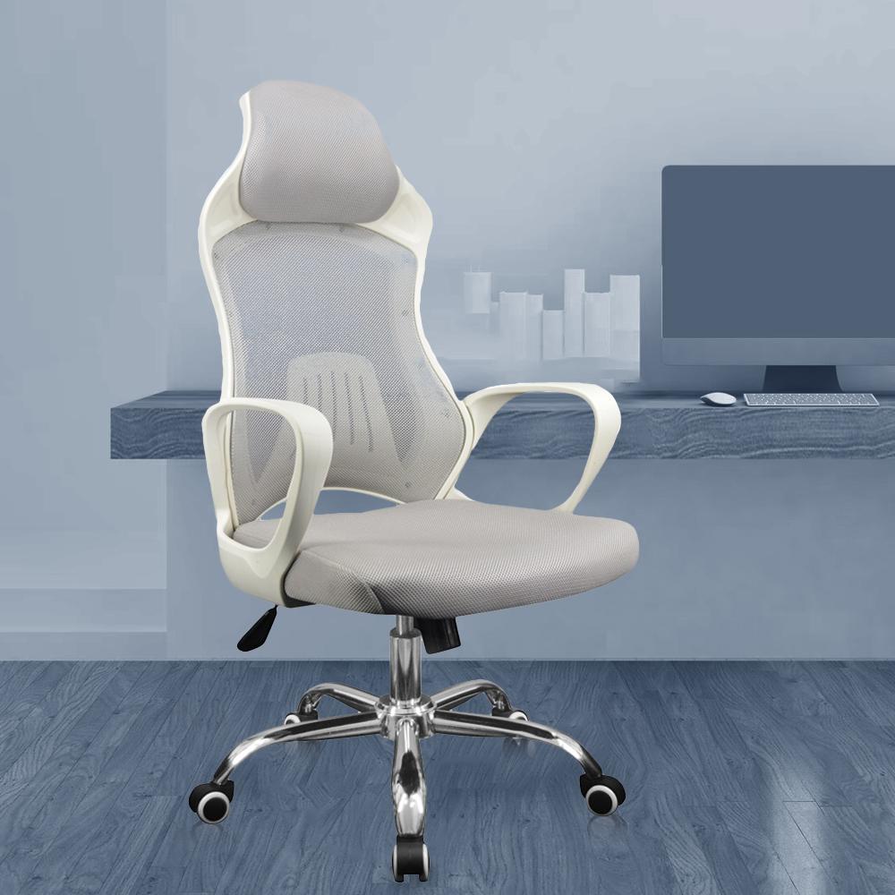 Cliff High Back Ergonomic Chair in White Colour