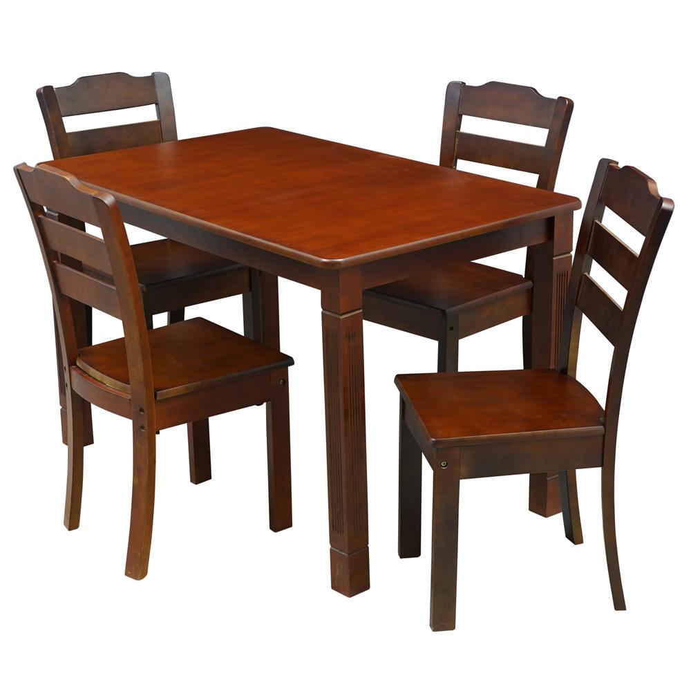 Dieze 1+4 Solid Wood Dining Table