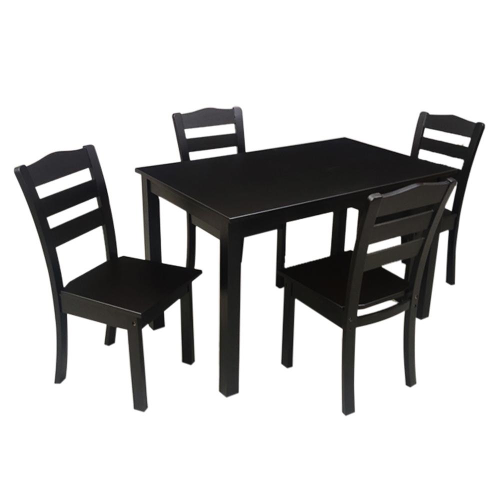 Linge 1+4 Solid Wood Dining Table
