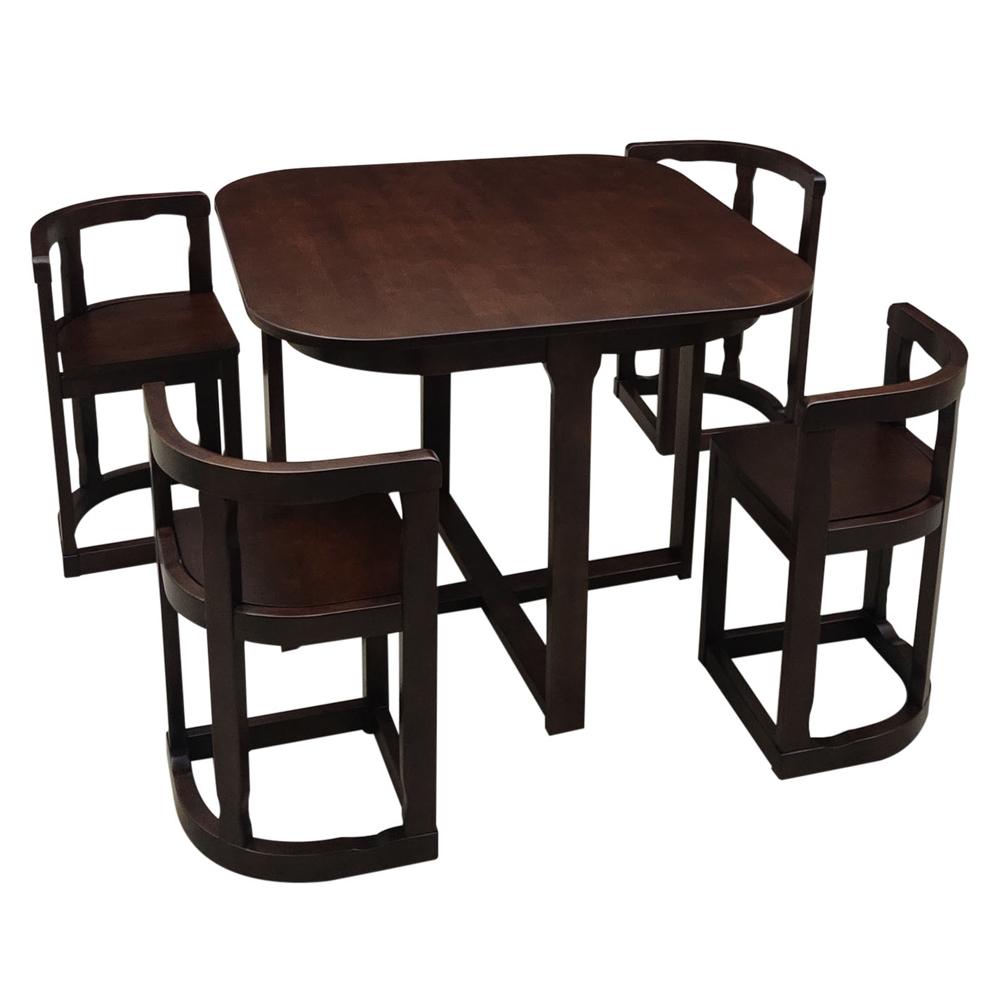 Sangha 1+4 Solid Wood Dining Table
