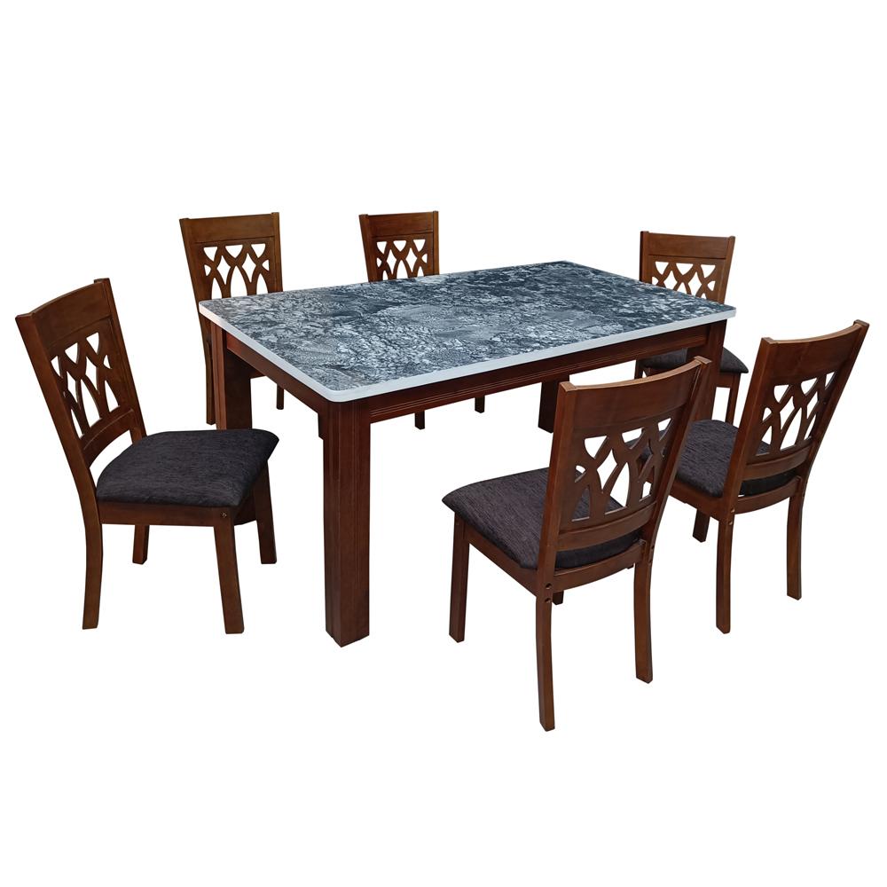 Yiruma 1+6 Solid Wood Dining Table