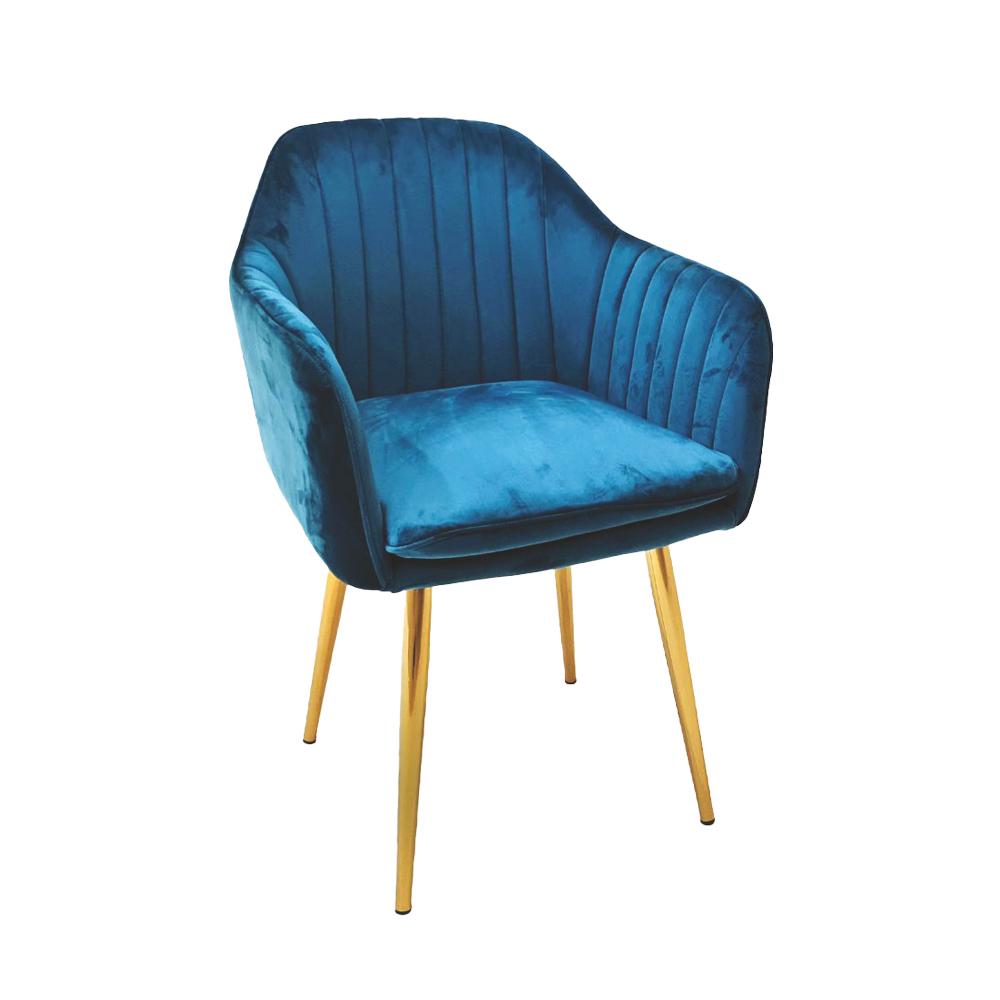 Milne Lounge Chair in Blue Colour