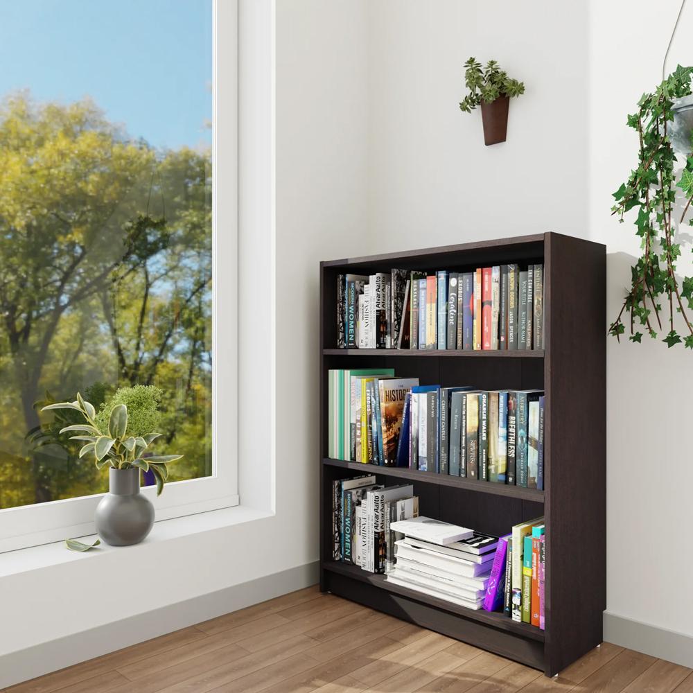 Feon Engineered Wood Bookshelf in Wenge Colour
