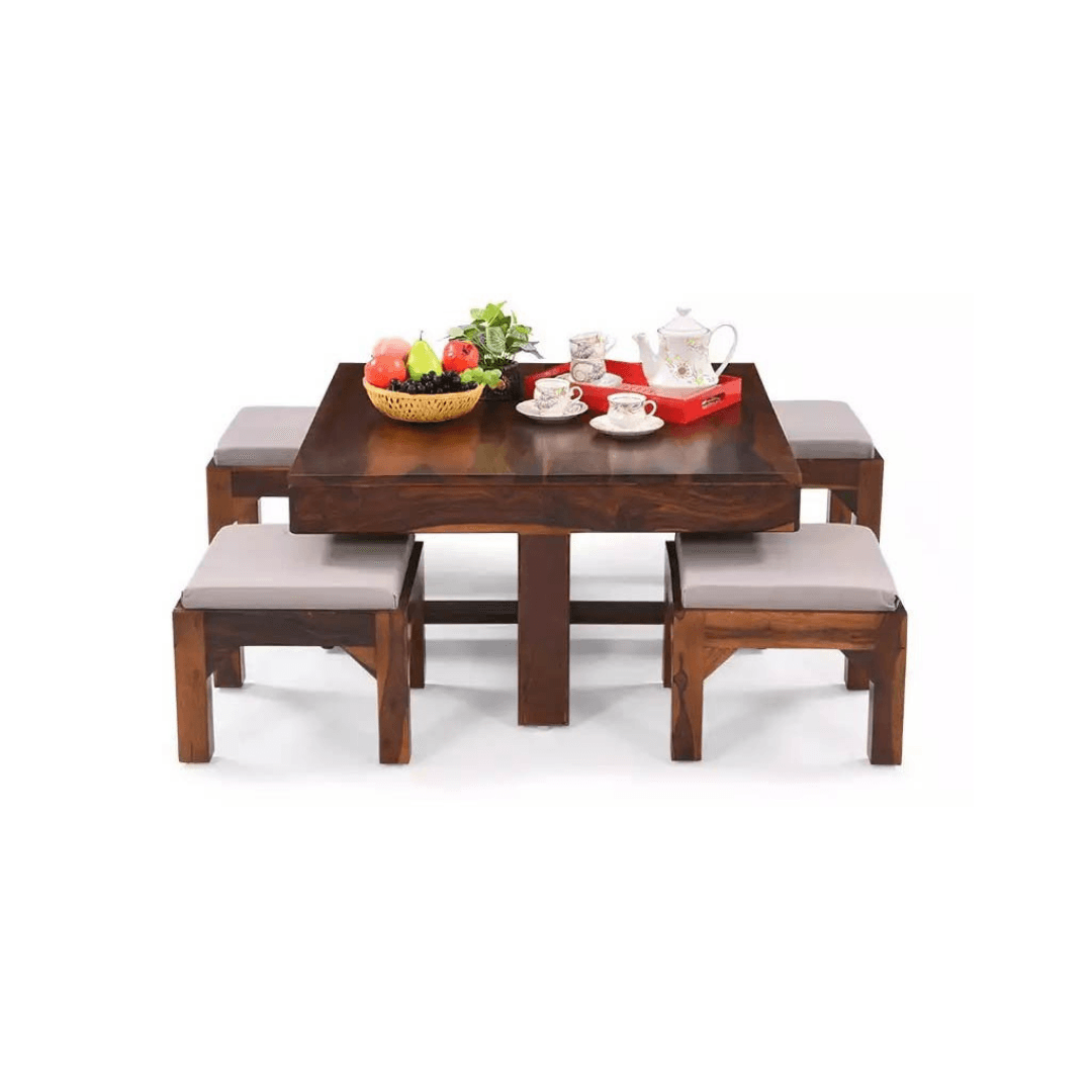 Vera Sheesham Wood Coffee Table Set