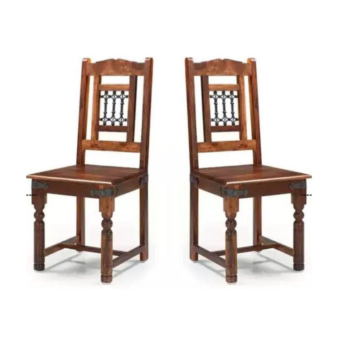 Harley Set of 2 Sheesham Wood Dining Chair