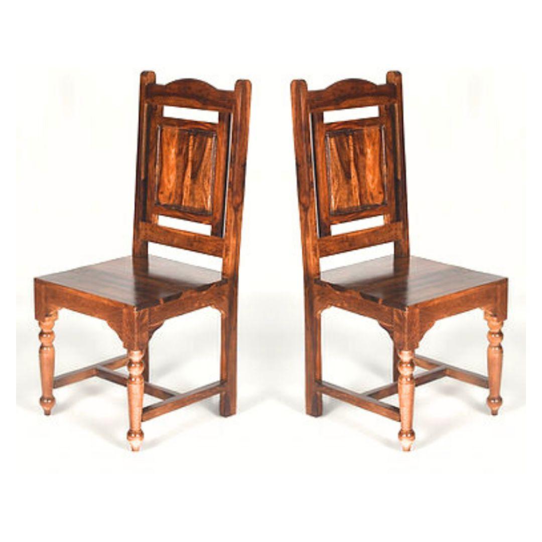 Vivan Set of 2 Sheesham Wood Dining Chair