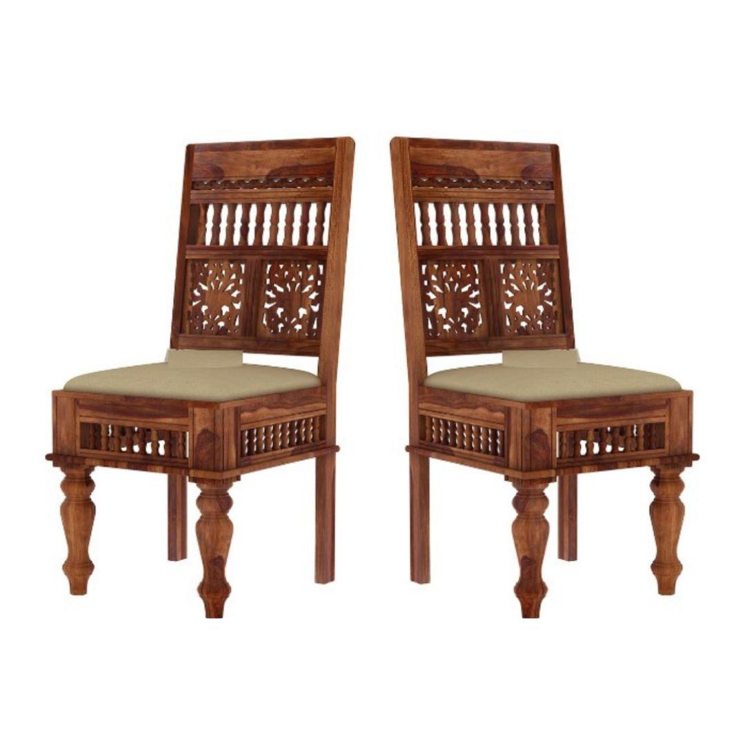 Unoz Set of 2 Sheesham Wood Dining Chair