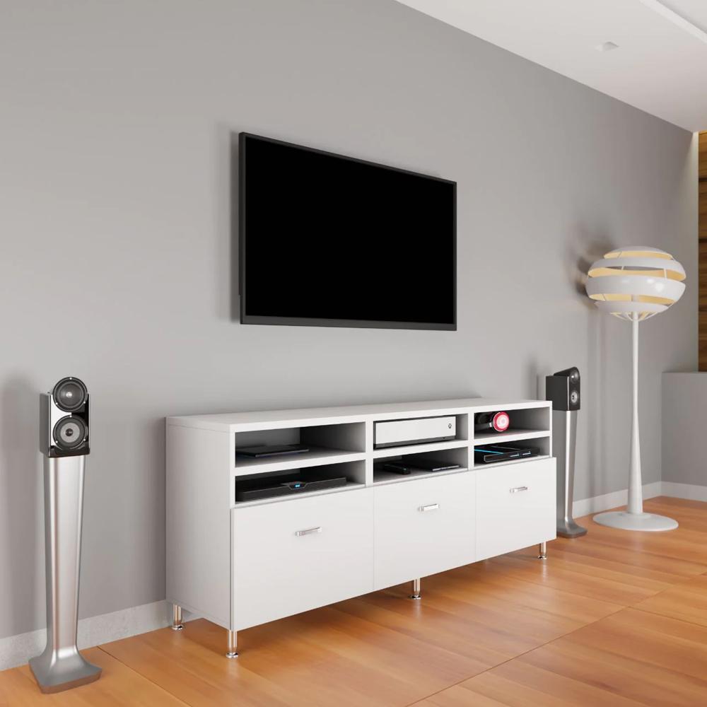 Holand Engineered Wood TV Unit in White Colour