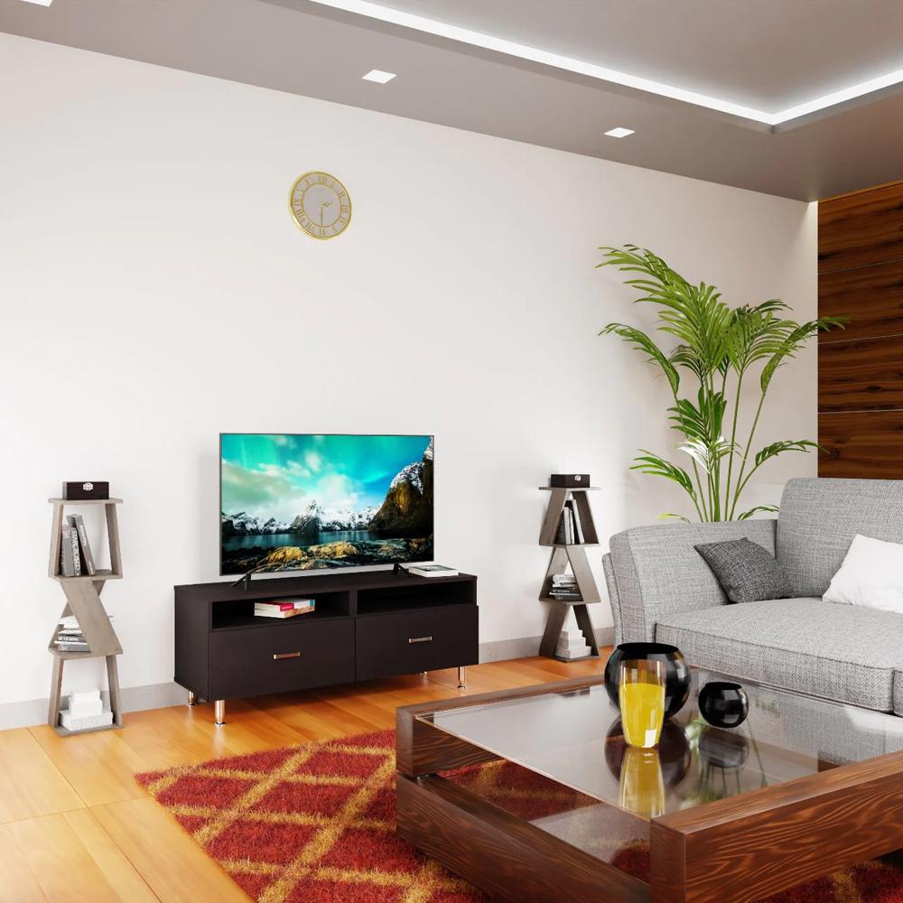 Rawari Engineered Wood TV Unit in Wenge Colour