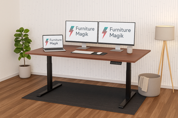 Grandmaster Height Adjustable Table XL 4.5X2.5 in Natural Finish