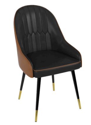 Sonet Chair With Upholstery Fabric In Double Color Finish